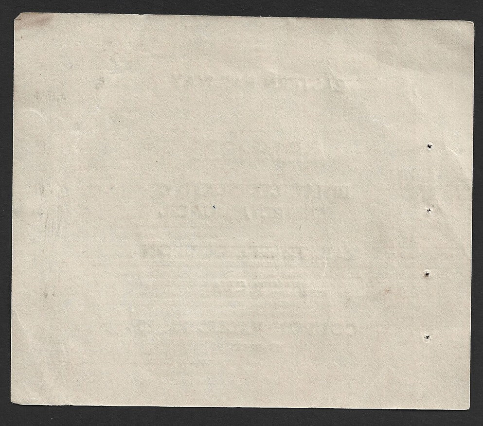 RAILWAY PASS India 1st Class Rail Travel Coupon for Members of Bihar Assembly
