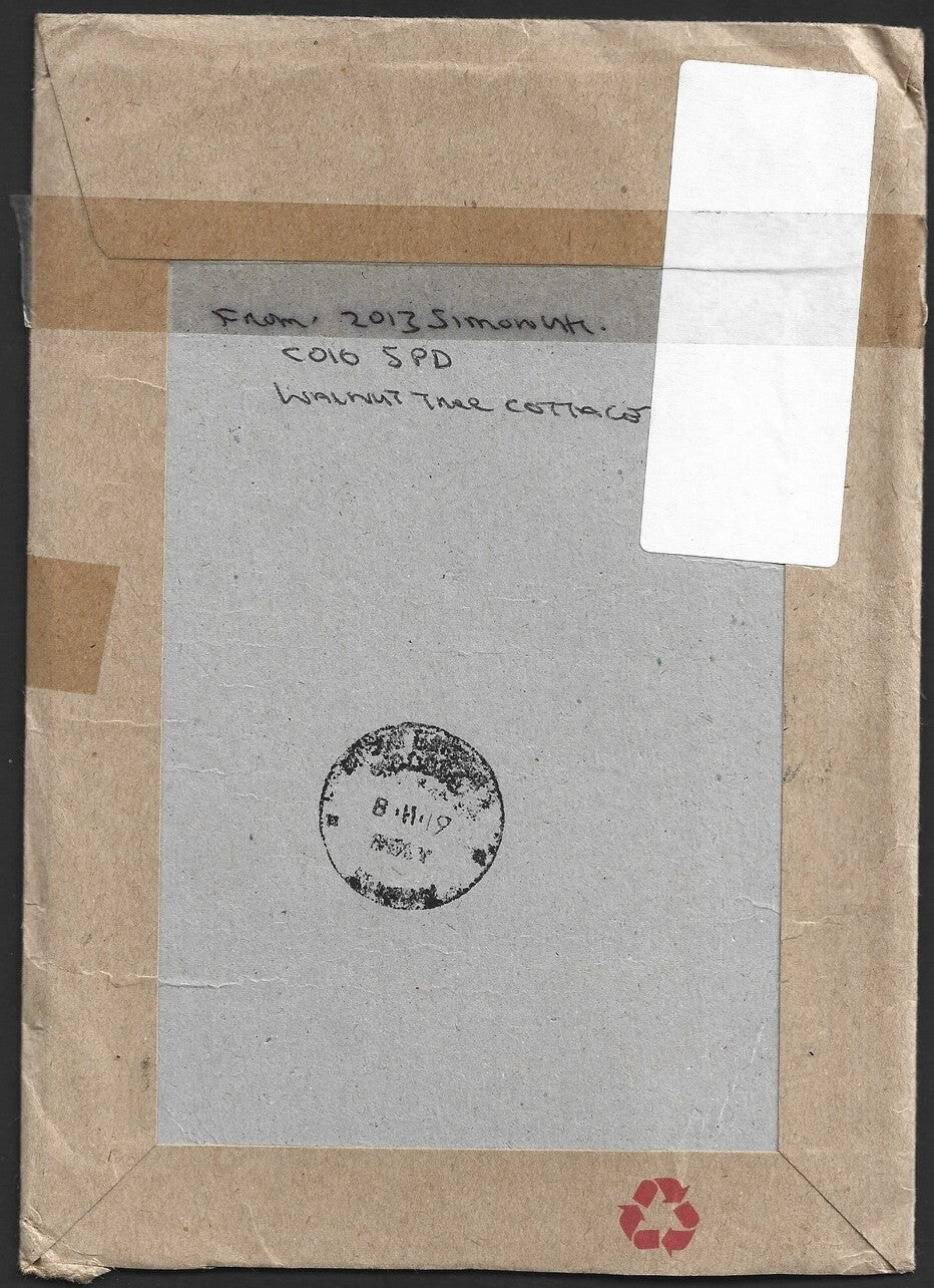 GB Machins, high value commemoratives, etc. on covers to India (4)