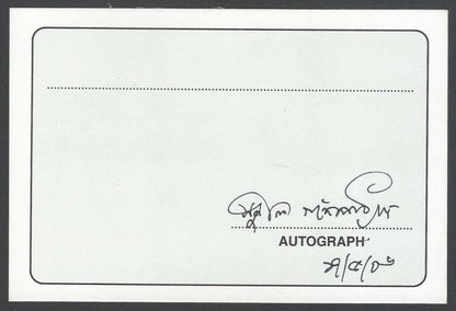 AOP India Sunil Gangopadhyay, Writer signed autograph card