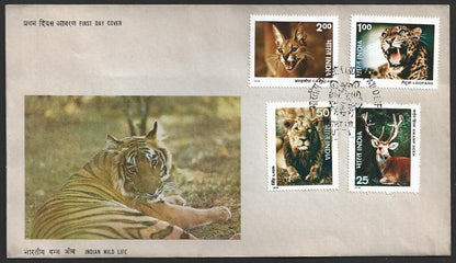 India Indian Wild Life 1976 FDC