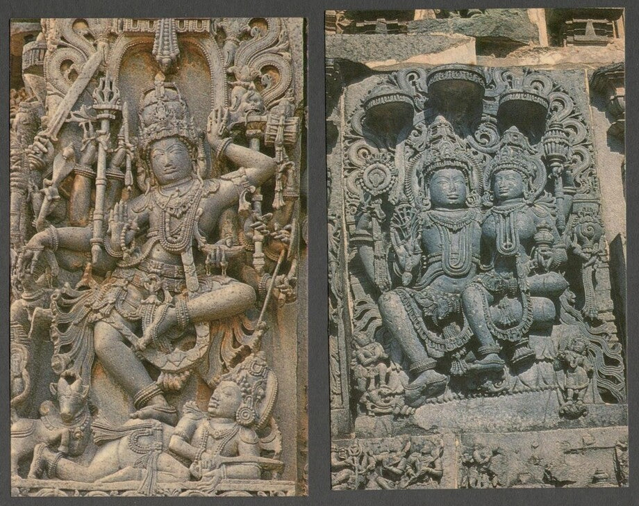 AOP India vintage postcards HALEBEEDU (10)