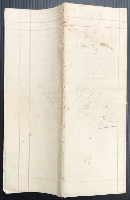 AOP India 1891 11 pages Agreement with QV Special Adhesive 1R