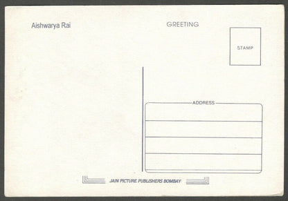 AOP India Bollywood AISHWARYA RAI vintage postcard 