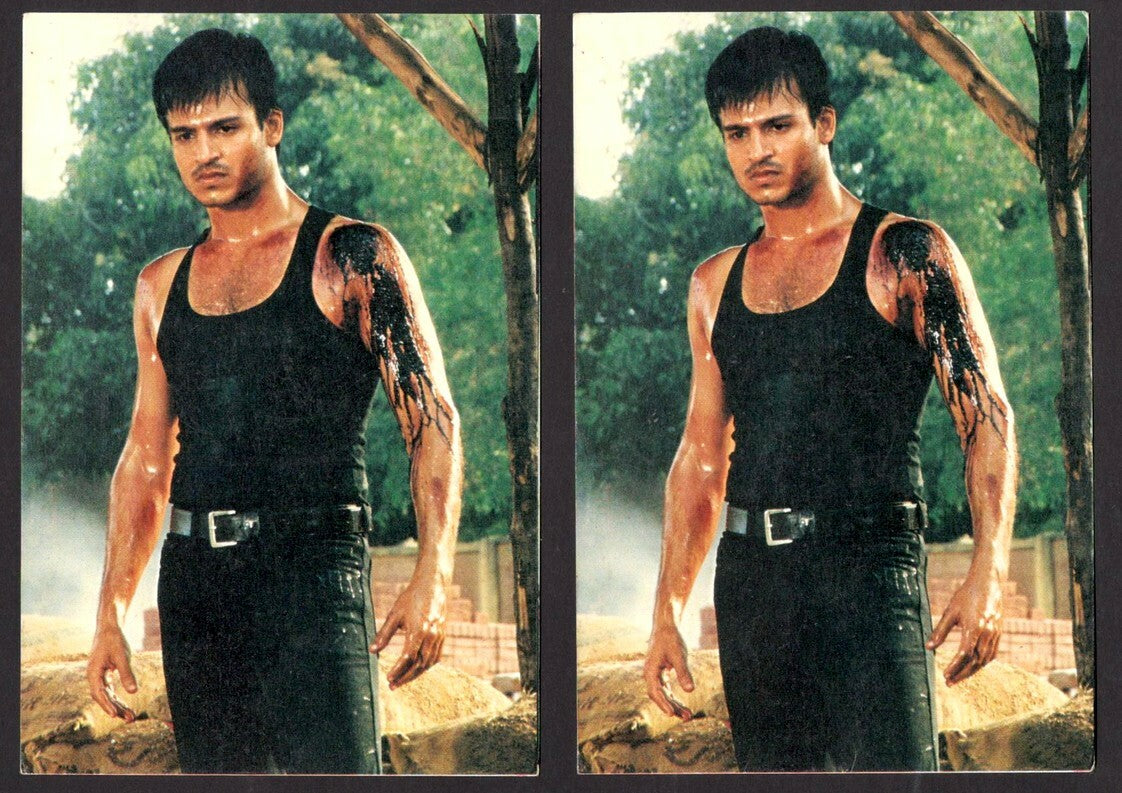 India Bollywood vintage postcards VIVEK OBEROI (7)