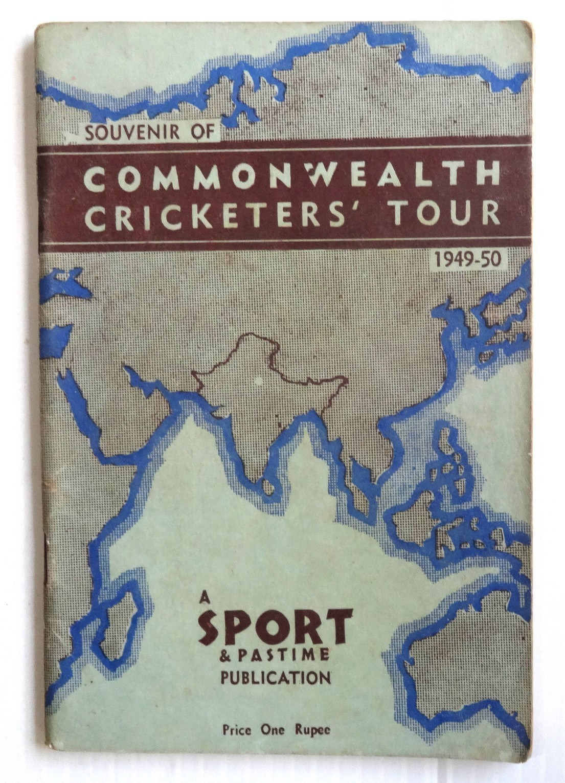 West Indies Cricket Tour of India souvenir / programme 1949-50