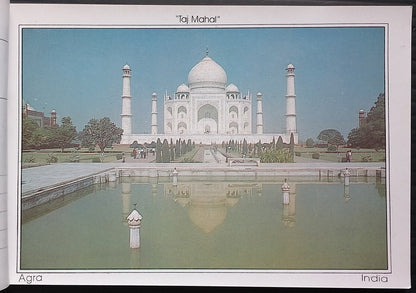 AOP India vintage booklet of 10 postcards - Taj Mahal