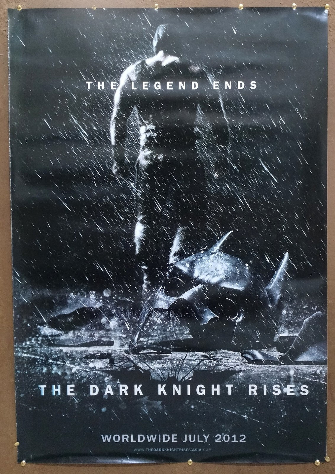 2012 The Dark Knight Rises 1 sheet India poster Christian Bale, Tom Hardy