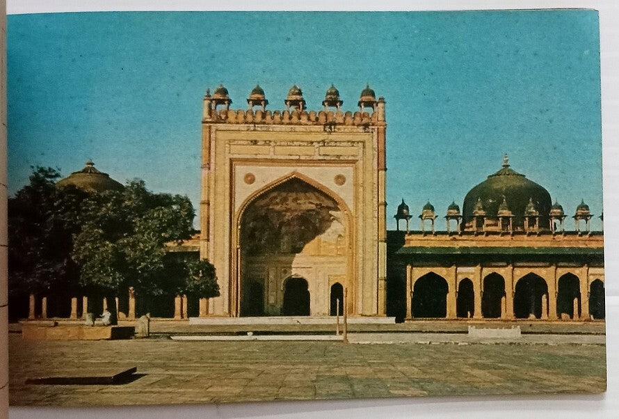 AOP India FATEHPUR SIKRI vintage booklet of 10 postcards 