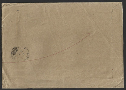 GB Machins Northern Ireland 38p & 63p and Wales 37p & 63p, etc on cover to India