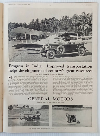 INDIAN PICTORAL EDUCATION 1929.30 Vol.1 No.4 Rivers, Simla Rail, Ceylon, Khyber