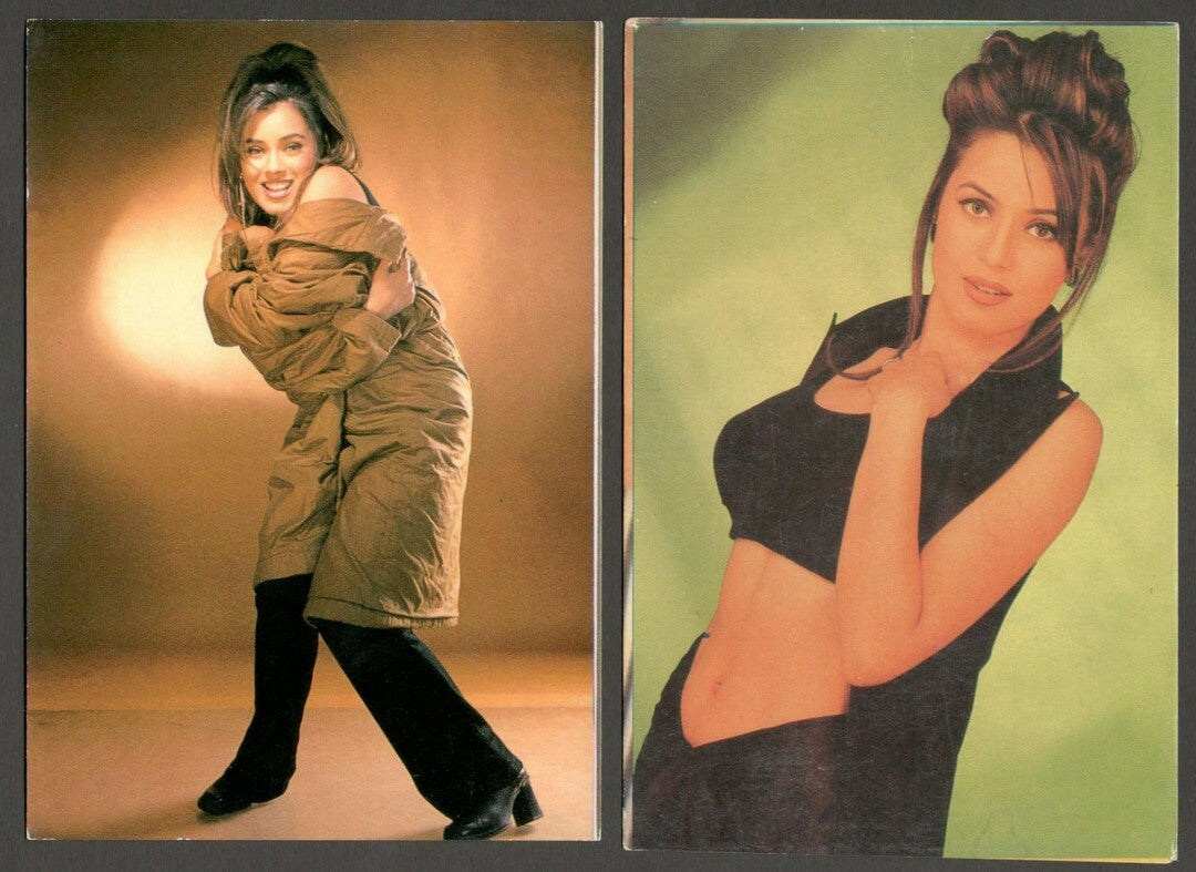 Bollywood postcards MAHIMA CHOWDARY x 7 different 
