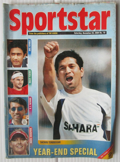 India Sports Star 2004 with much Cricket coverage (5 issues)