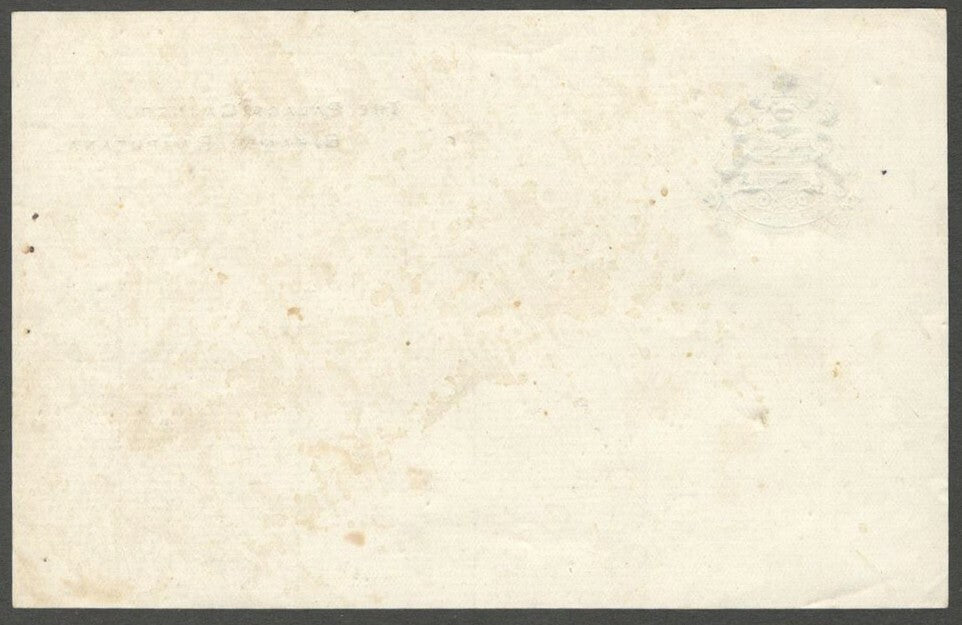 AOP India Gajner Palace Bikaner, Rajputana State herald crested note paper