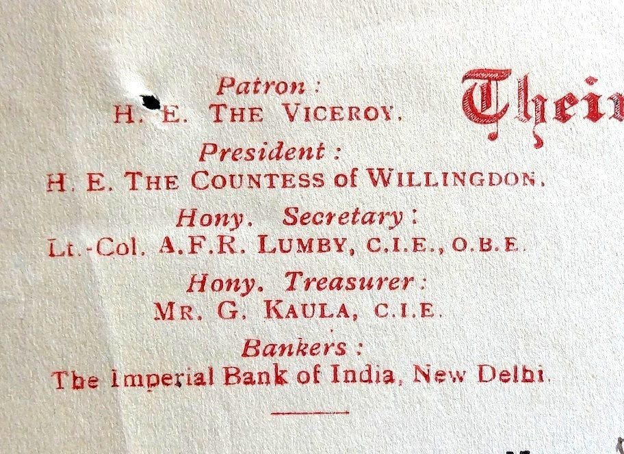 India 1935 Silver JubileeFund letterhead used
