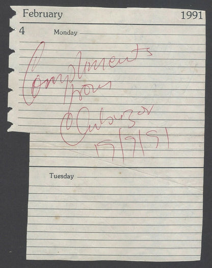 AOP Godfrey Pereira, Footballer signed autograph page India