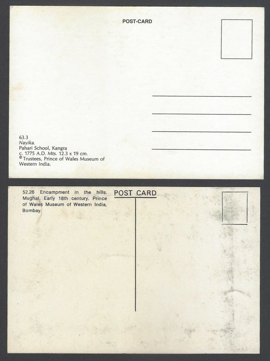 AOP India Miniature Paintings vintage postcards (3)