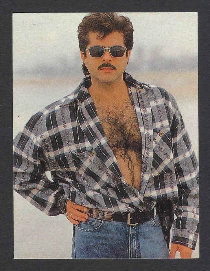 AOP Bollywood India promotional mini postcard (3x4 inches) ANIL KAPOOR