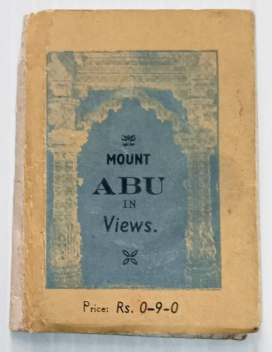 AOP India MOUNT ABU IN VIEWS small vintage tourist booklet of views c.1950