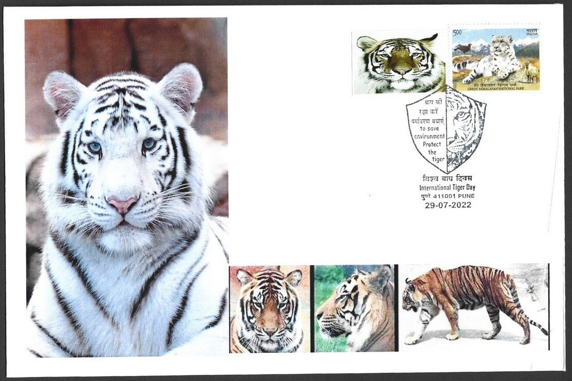 India 2022 International Tiger Day covers with labels (9)