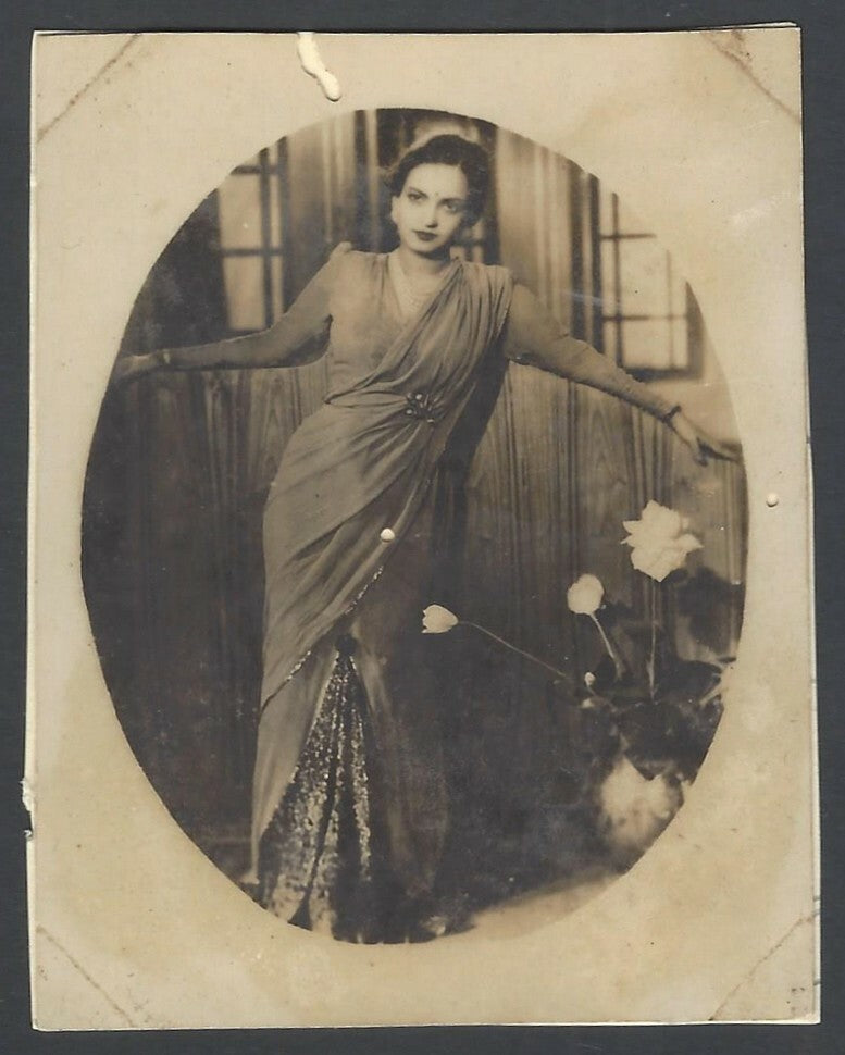 India Bollywood vintage photo BEGUM AKHTAR 1930s