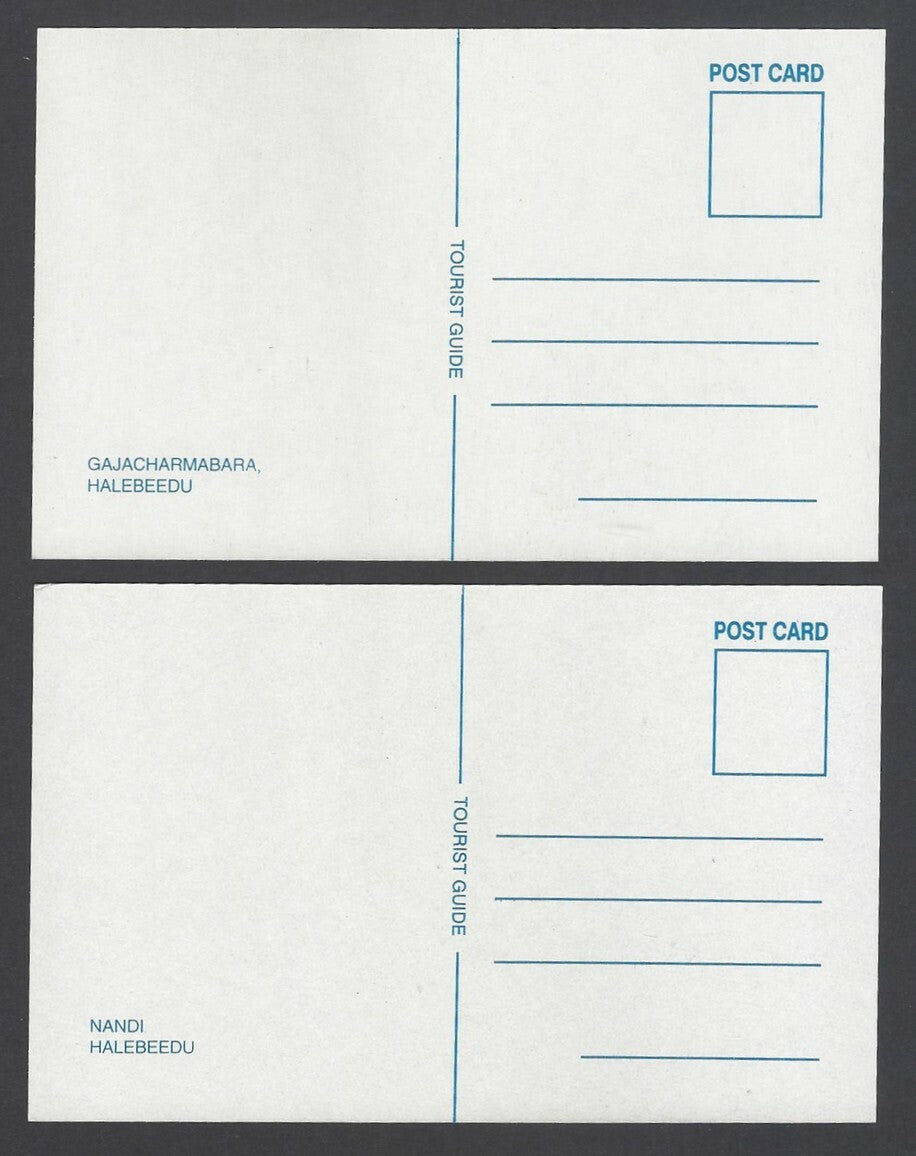 AOP India ARCHITECTURAL VIEWS OF HALEBEEDU packet of 10 picture postcards