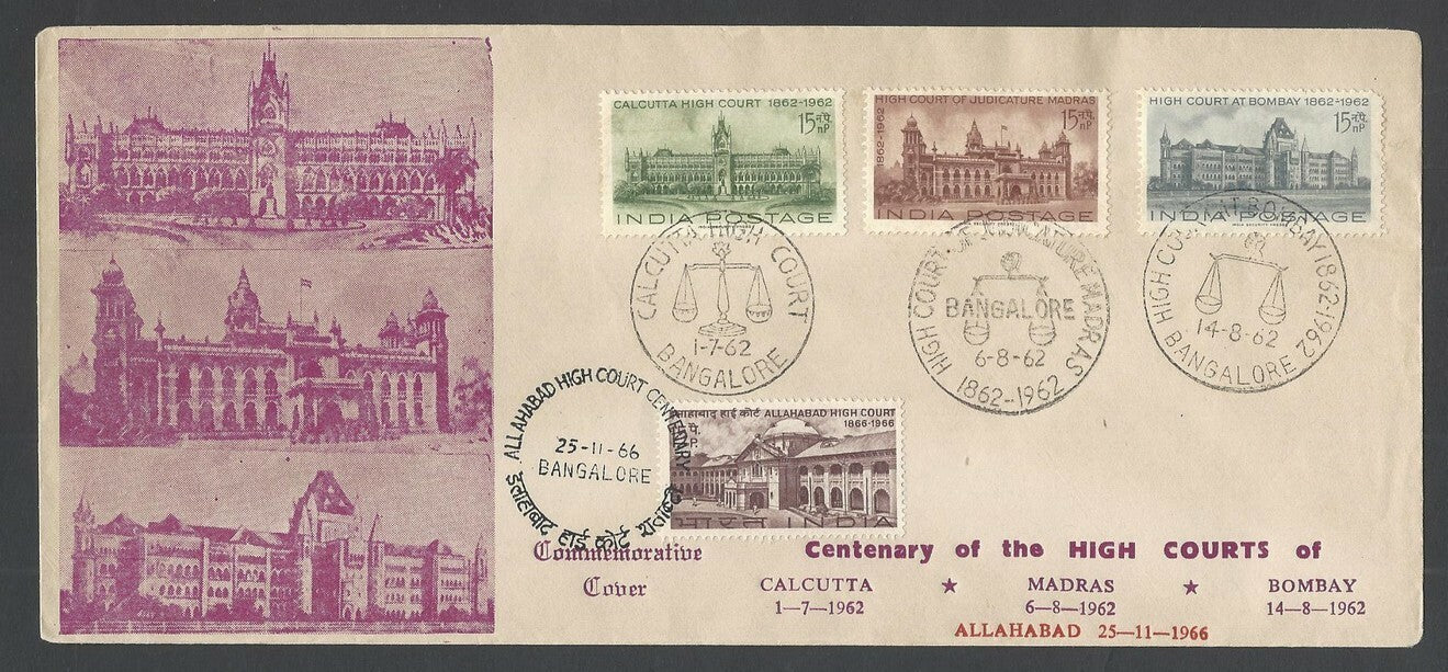 India 1962 & 1966 Universities combination private FDC