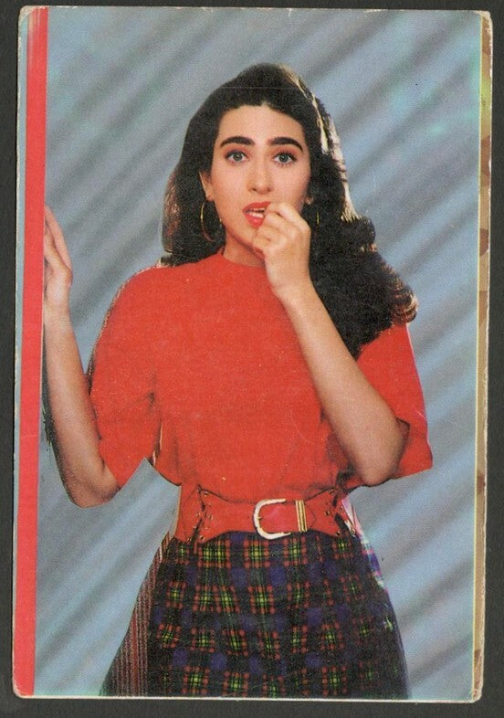 AOP India Bollywood KARISHMA KAPOOR vintage postcard