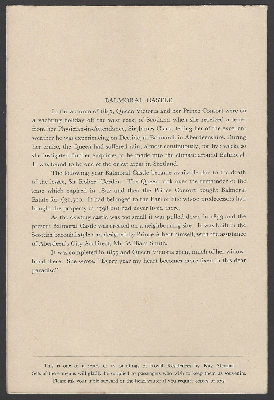 B I British India Steam Navigation Co blank menu folders (4)