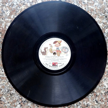 PINOCCHIO Walt Disney 78rpm Made in India record zaz Ӝ