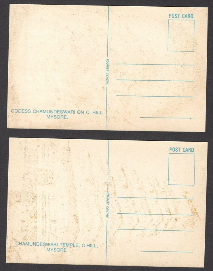 India 10 vintage colour postcards MYSORE