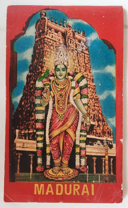 India Mudurai vintage tourist booklet of 16 views