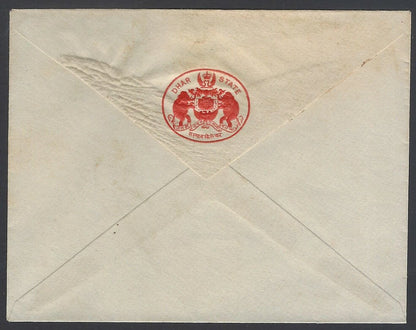 AOP India Dhar State crested Coat of Arms Envelope