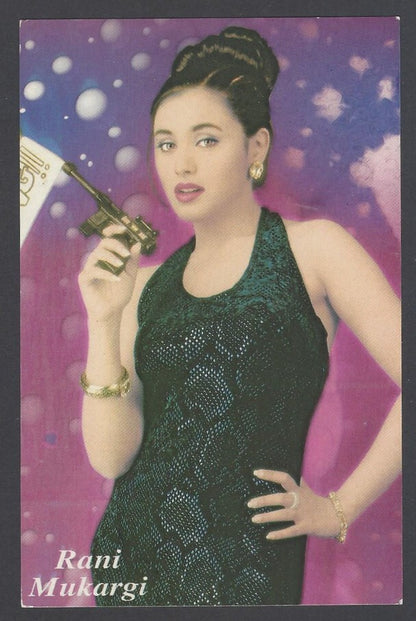 AOP India vintage Bollywood postcard RANI MUKHERJEE