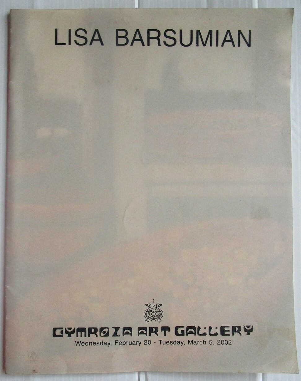 India Contemporary Art LISA BARSUMIAN 2002 Exhibition souvenir 2 pages
