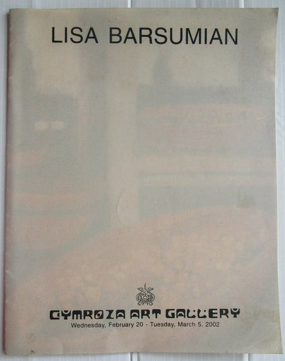 India Contemporary Art LISA BARSUMIAN 2002 Exhibition souvenir 2 pages