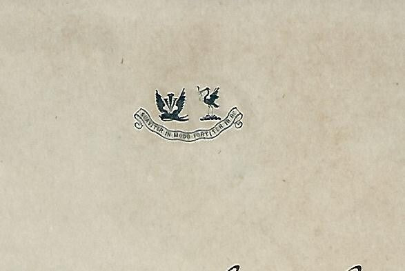 AOP India 1887 crested letter - Colonel Nutt