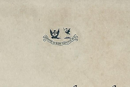 AOP India 1887 crested letter - Colonel Nutt