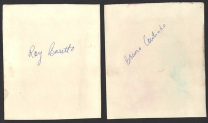 India Football stars Bruno Cotinho & Roy Barreto vintage photographs