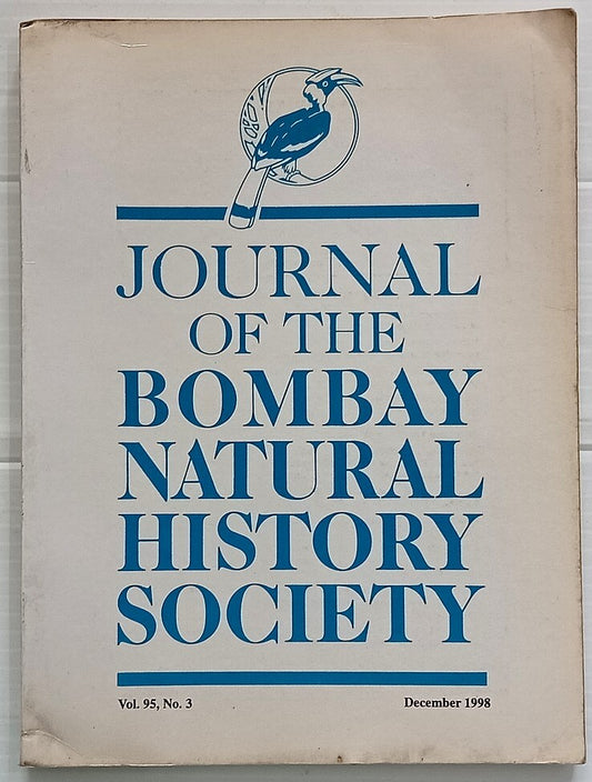 India JOURNAL OF THE BOMBAY NATURAL HISTORY SOCIETY Dec 1998