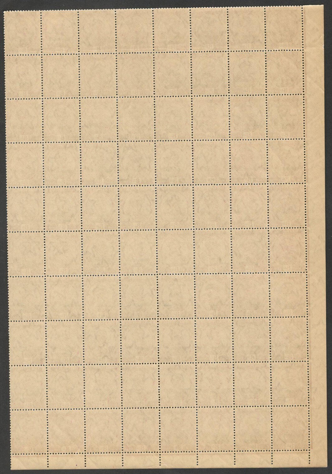 AOP India Chamba State Official 1927-37 KGV 8a block of 80 MNH. SG O55 £2080