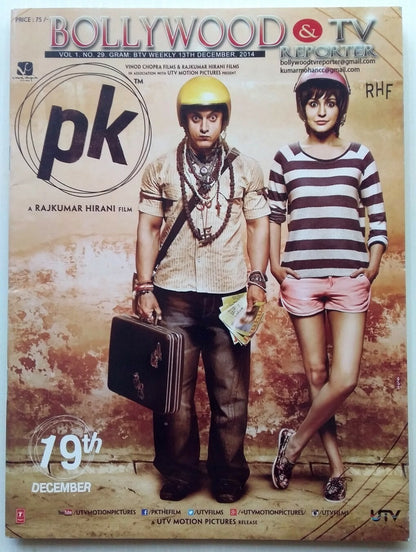Bollywood & TV Reporter 2014 PK issue Amir Khan Bolywood India
