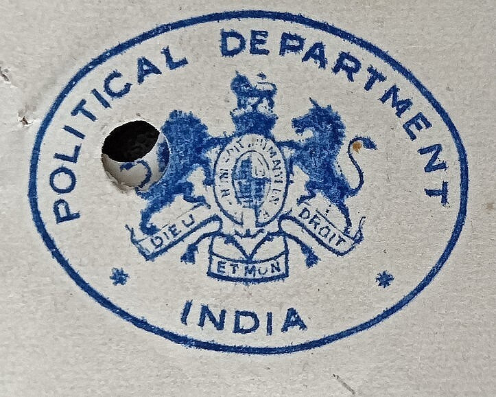 India 1946 off crested letters - Representation of India at the United Nations