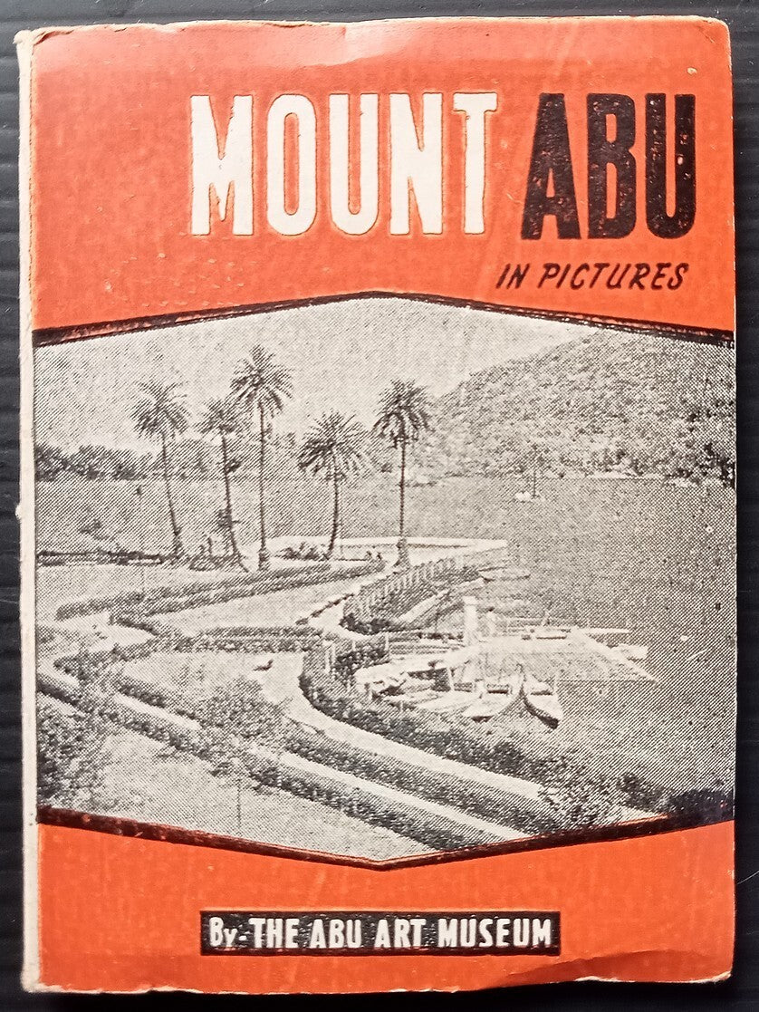 (AOP) India MOUNT ABU vintage miniature booklet of views