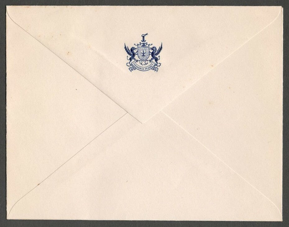 AOPIMT India Chhota Udepur State Rewa Kantha crested envelope Coat of Arms