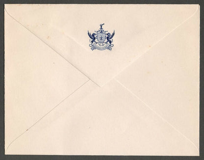 AOPIMT India Chhota Udepur State Rewa Kantha crested envelope Coat of Arms