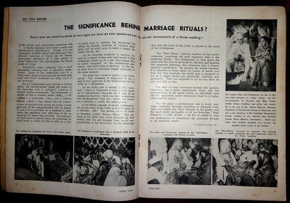 India June 1951 GREEN LEAF cinema & social magazine