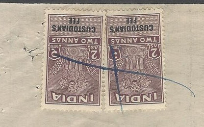 India revenues Custodian of Evacuee Properties document wi 1948 CUSTODIAN FEES