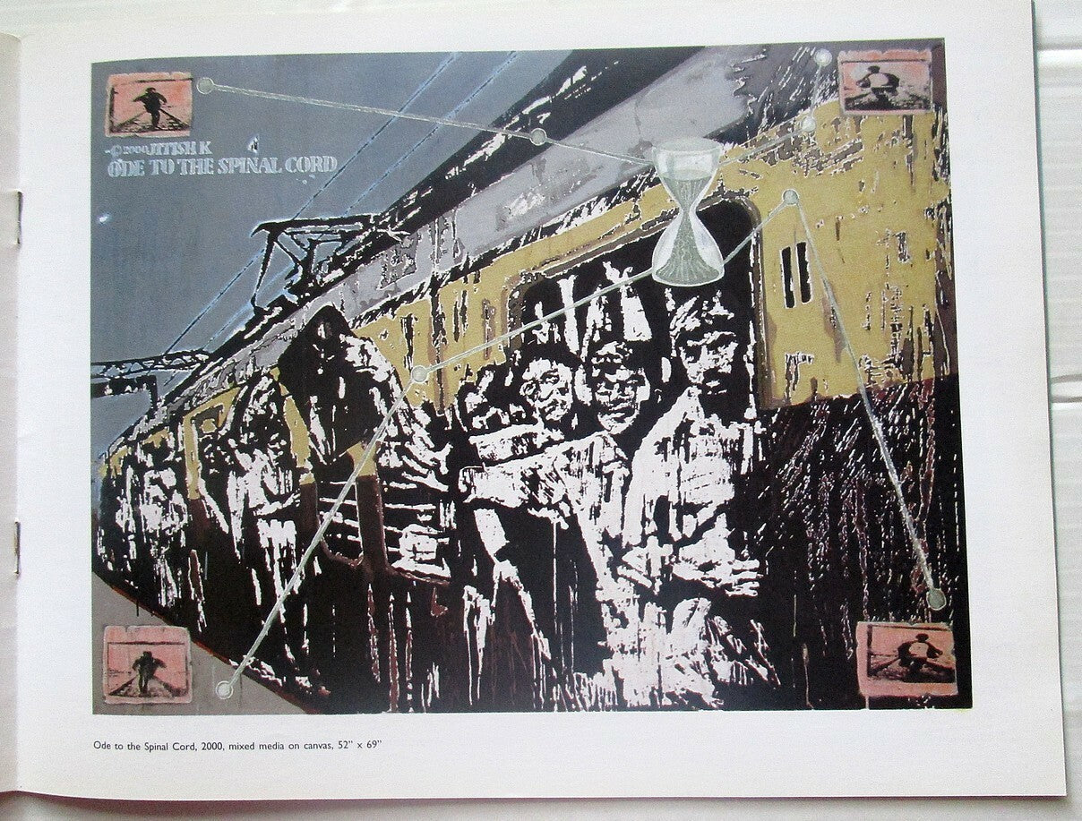 India Contemporary Art JITISH KALLAT 2000-2001 Exhibition souvenir 8 pages