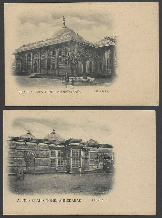India Ahmedabad vintage UB postcards Clifton & Co. (4)