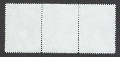 India 2008 Jasmine flowers strip of 3 MISPERF ERROR MNH